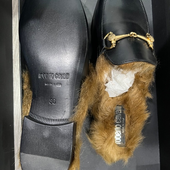 Roberto Cavalli Faux Fur Loafers Size 36EU - Picture 3 of 7